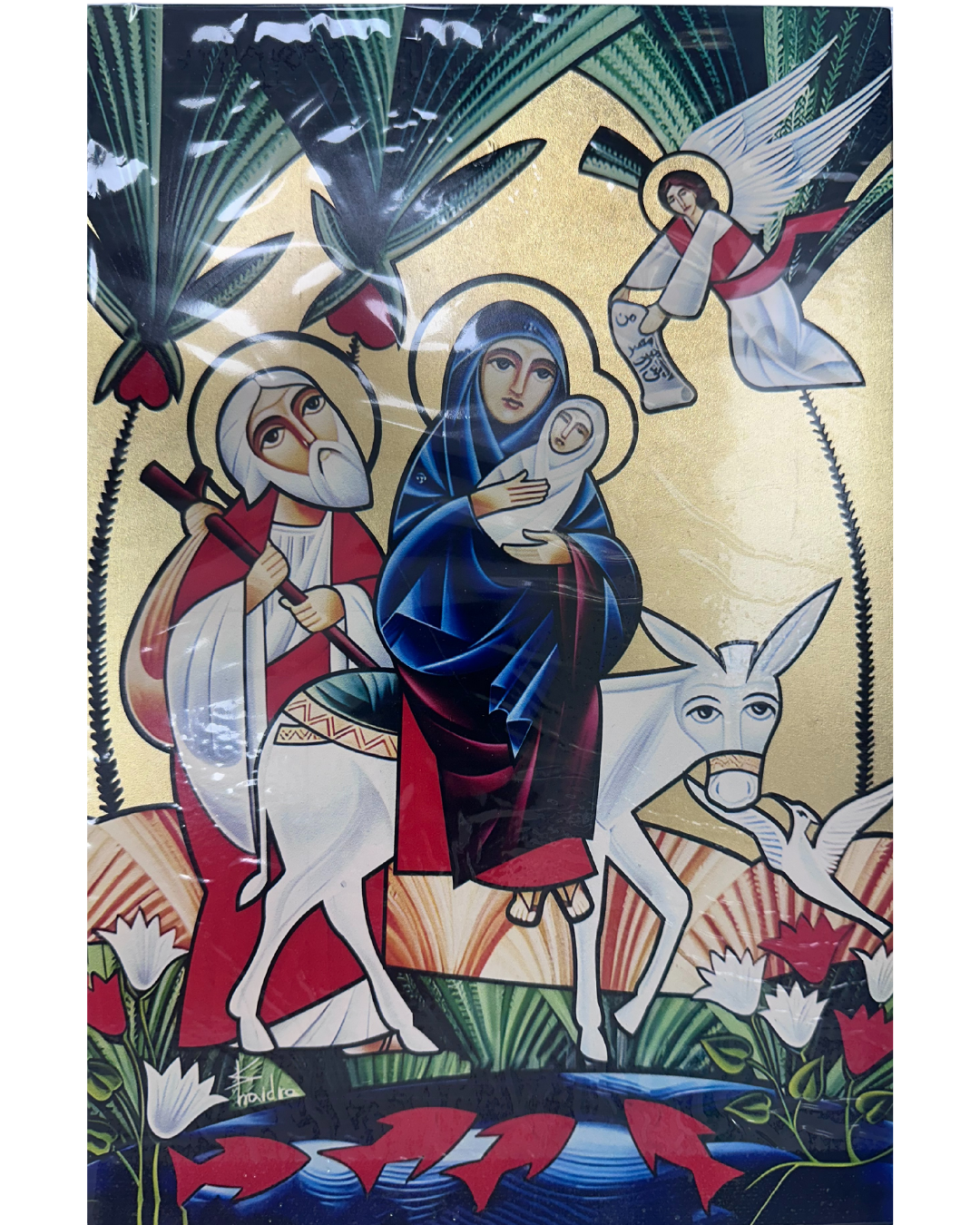 Coptic Icon of Flight to Egypt