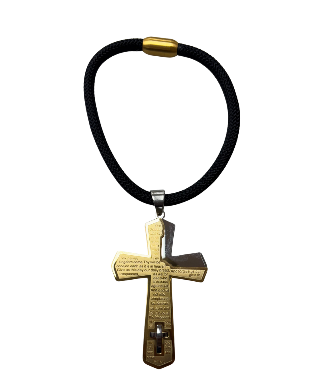 Car Mirror Cross (Gold)