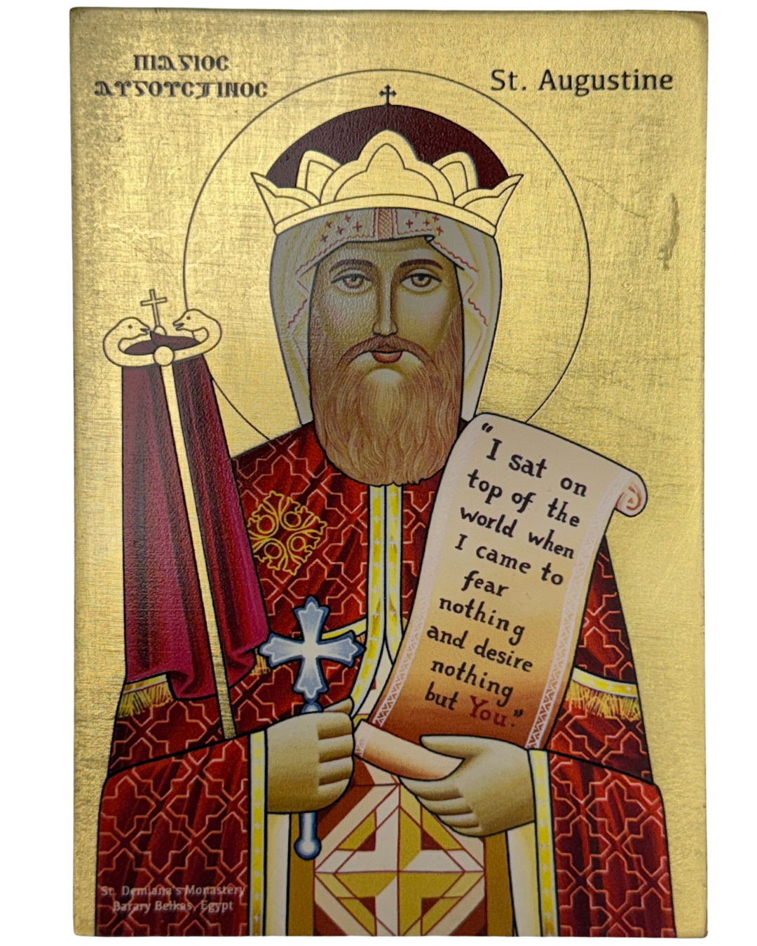 Coptic icon of Saint Augustine