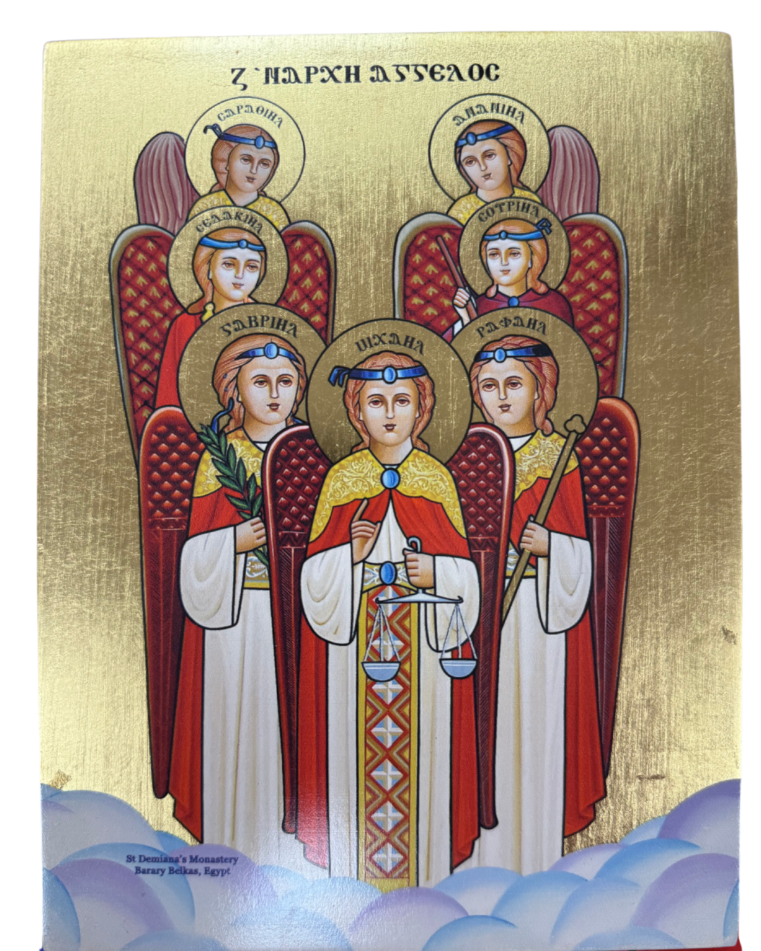 Coptic Icon of The Seven Archangels