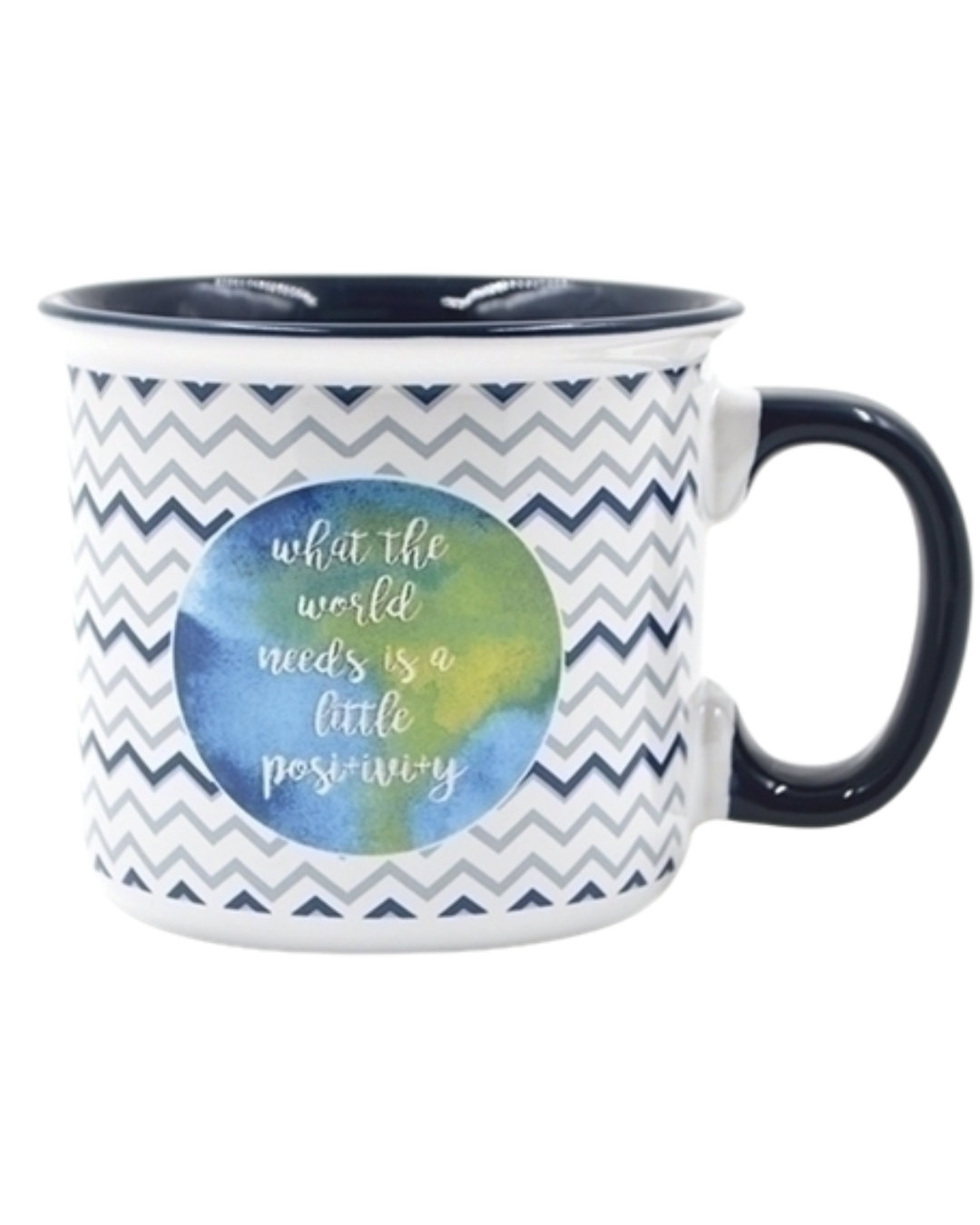 POSITIVITY CHEVRON MUG