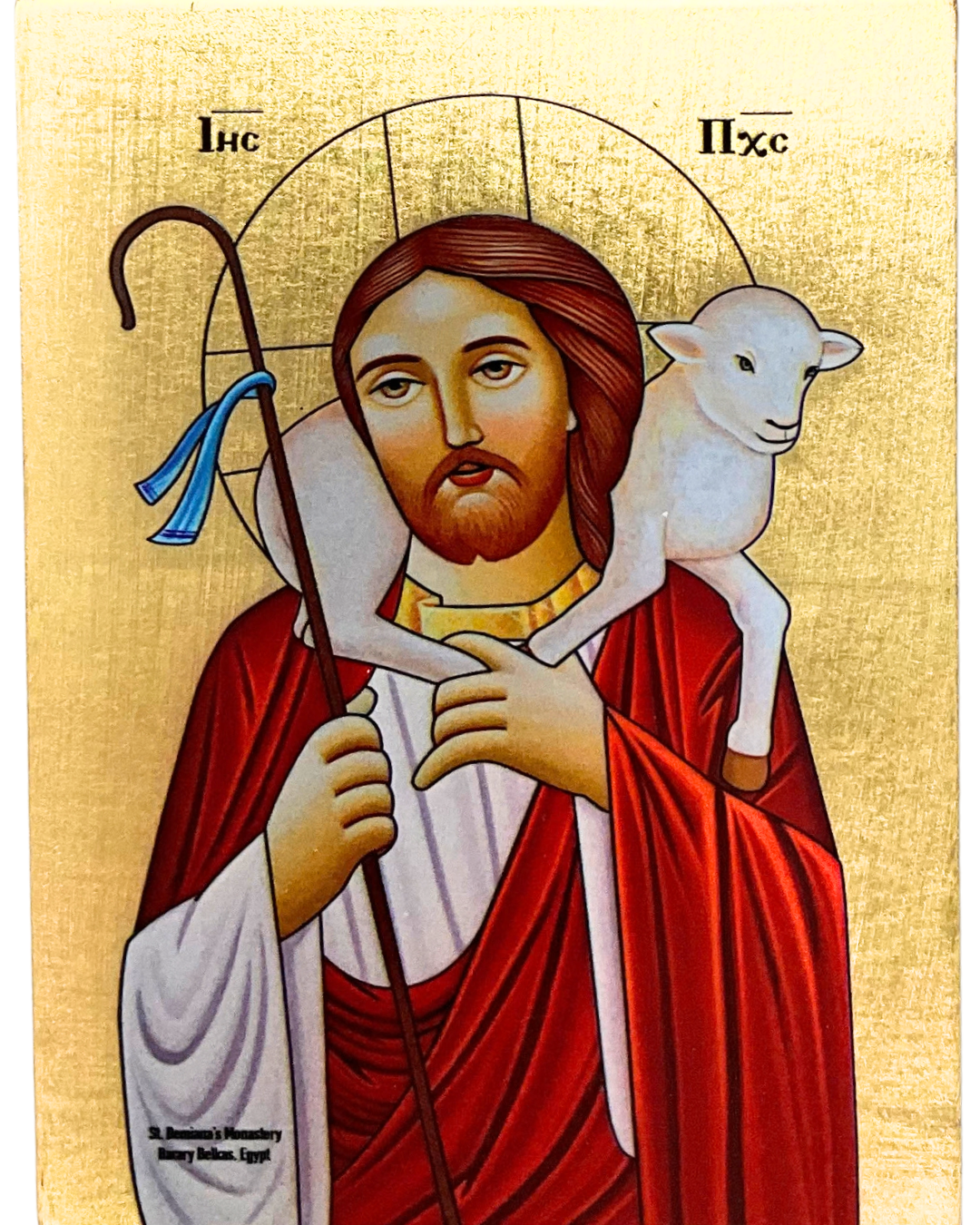 Coptic Icon of Christ the Good shepherd