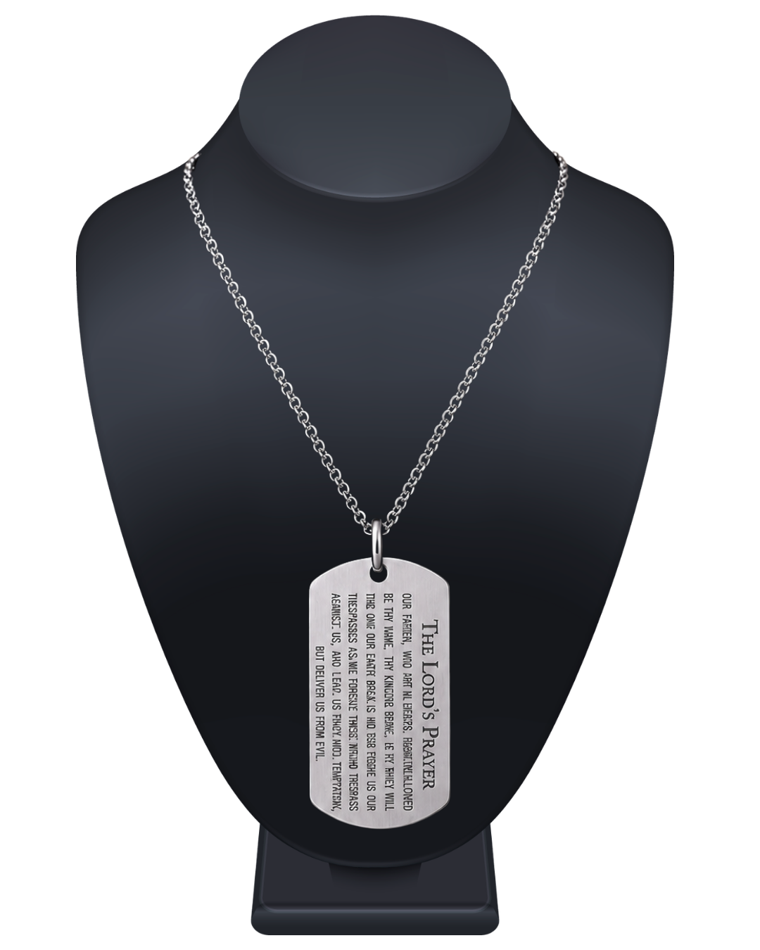 Cross Pendant with Lord Prayer