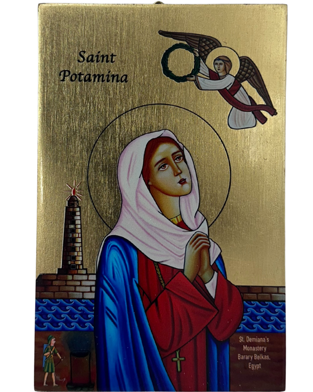 Coptic Icon of Saint Potamina