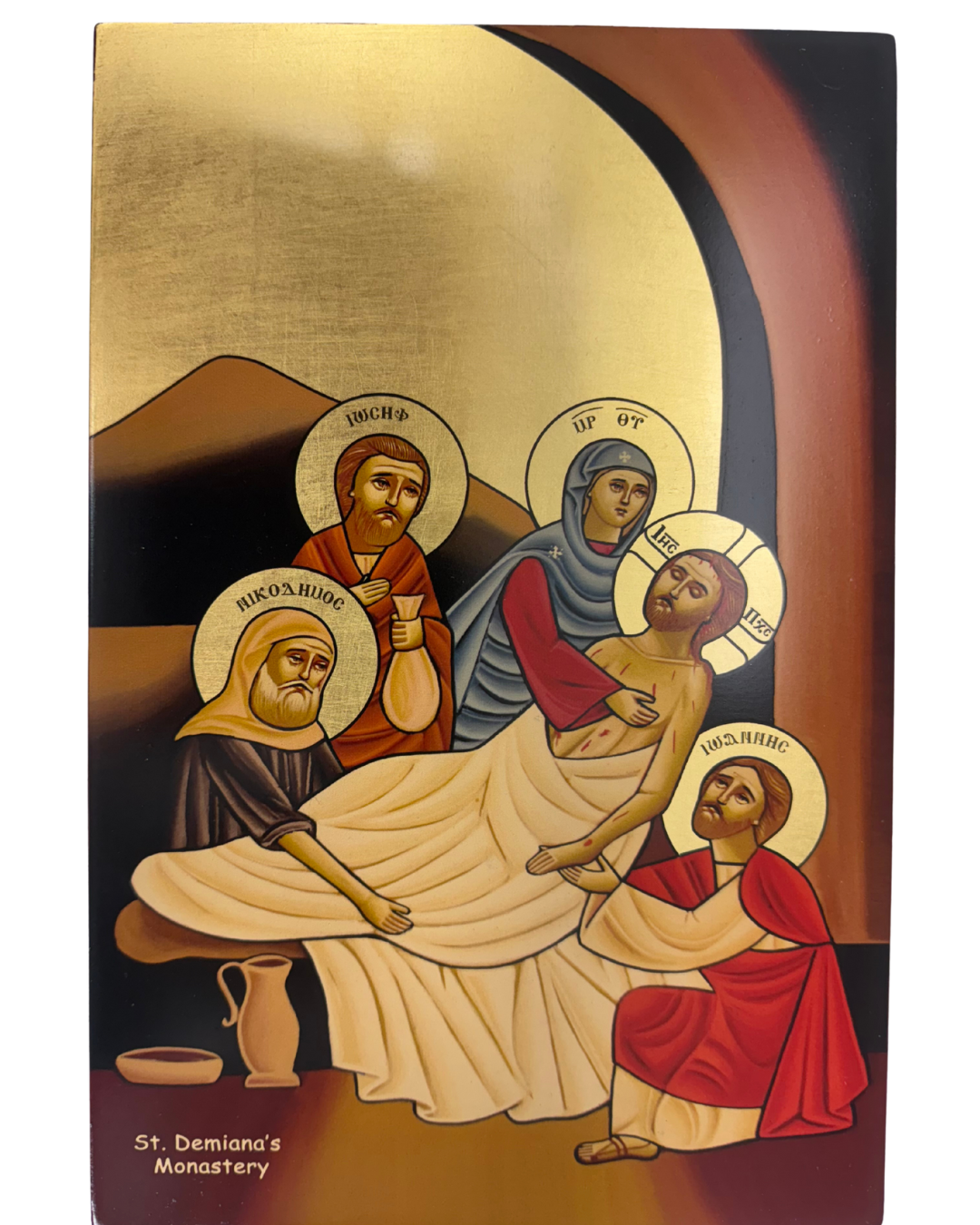Coptic Icon of The Burial of Jesus