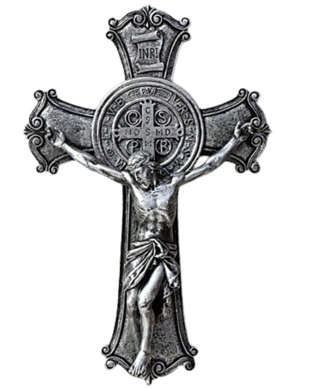 BENEDICT SILVER CRUCIFIX