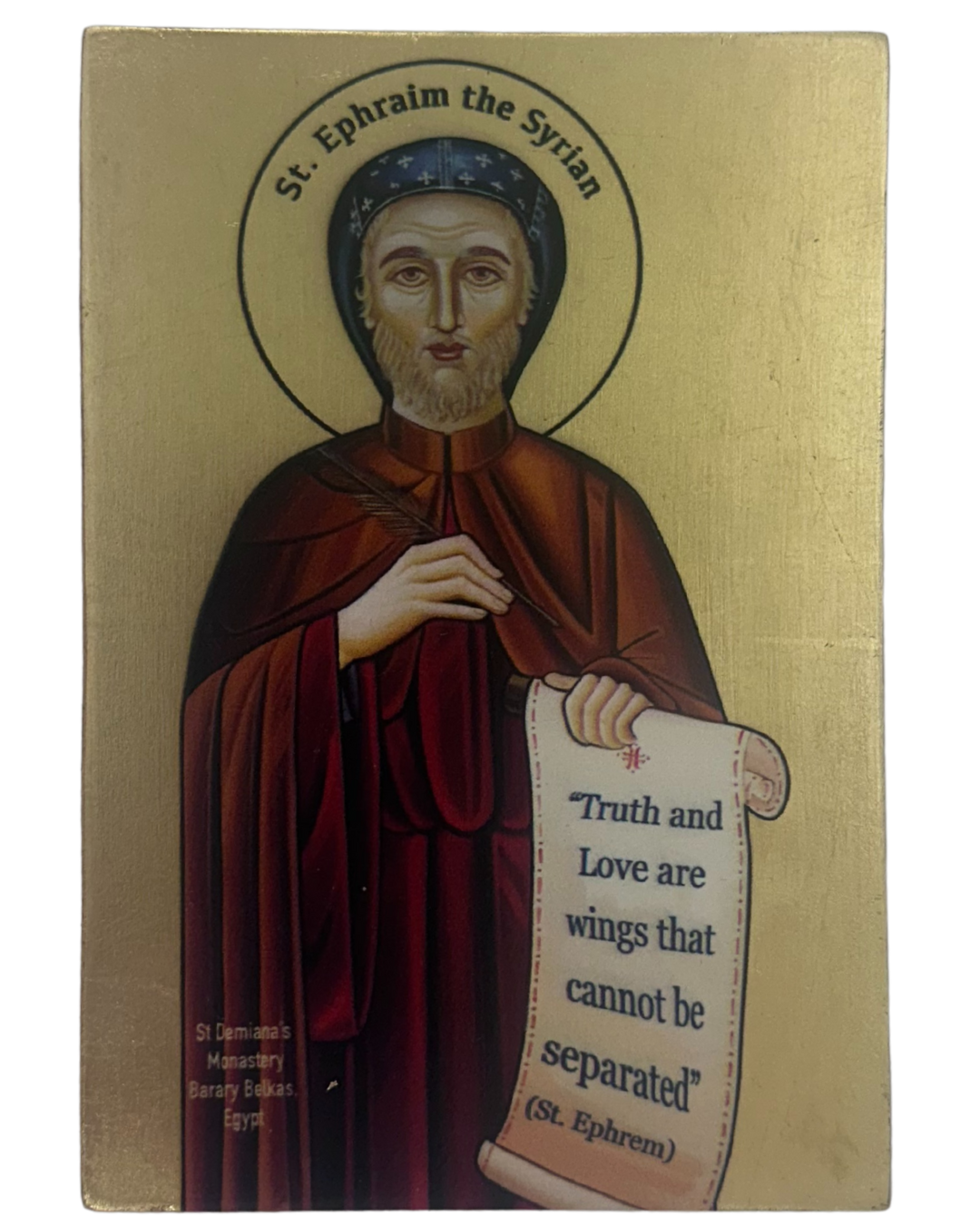 Coptic Icon of Saint Ephraim the Syrian