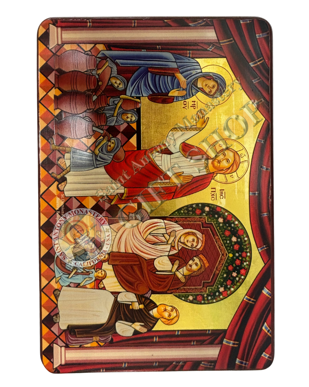 Coptic Icon Wedding of Galilee