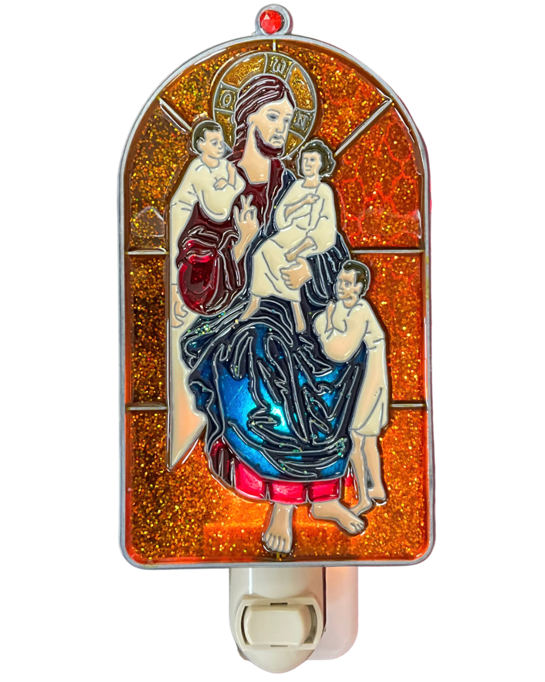 Jesus with Children Night Light