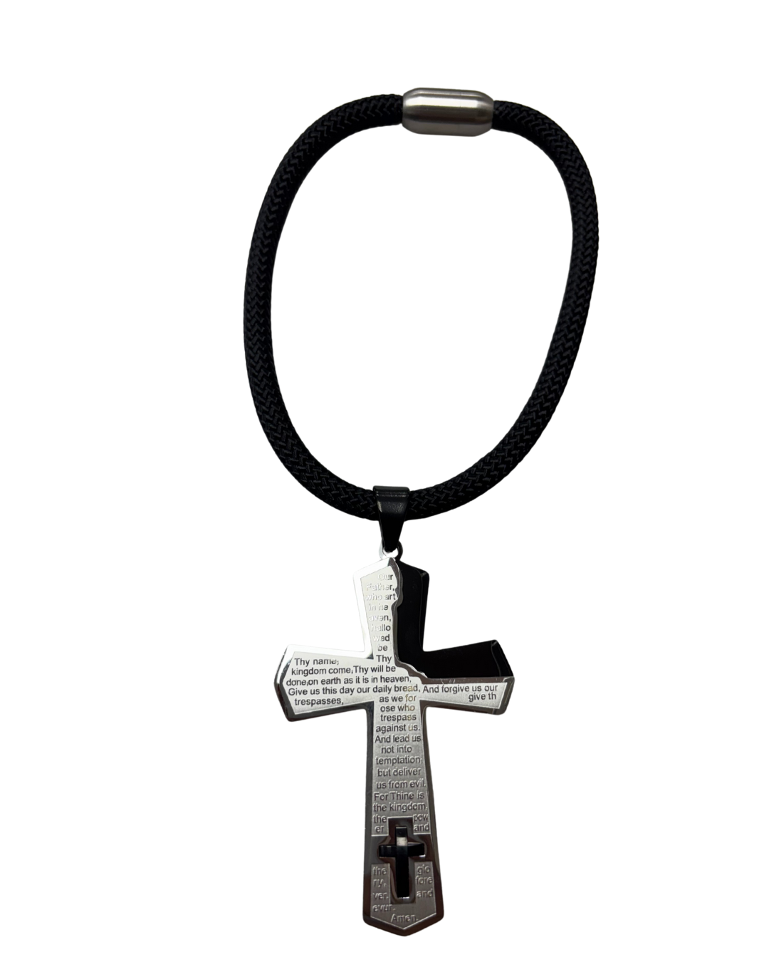 Car Mirror Cross (Silver)