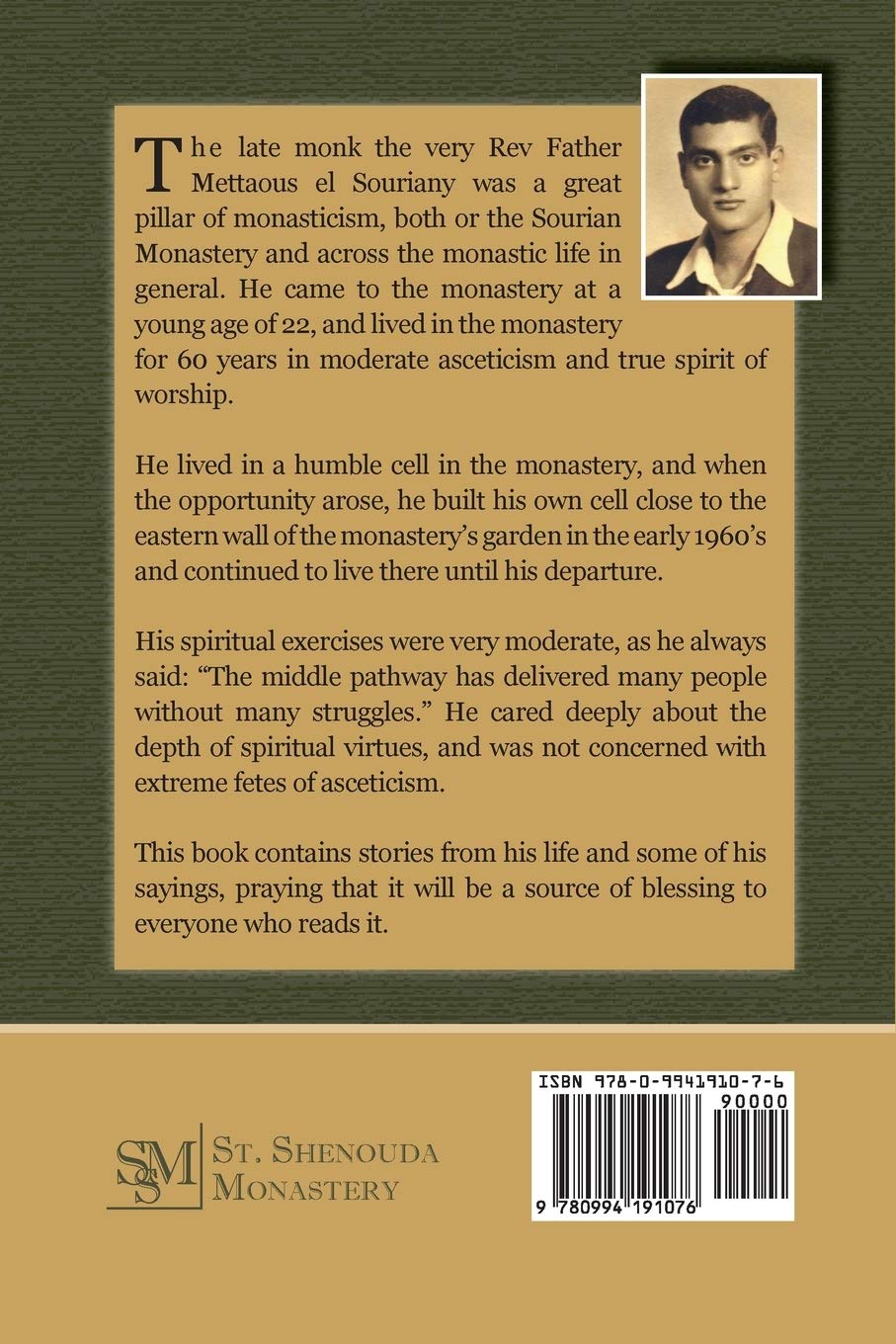 Life and Sayings of Elder Mettaous