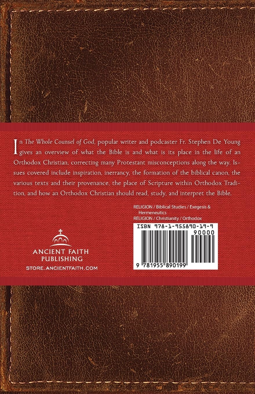 The Whole Counsel of God: An Introduction to Your Bible