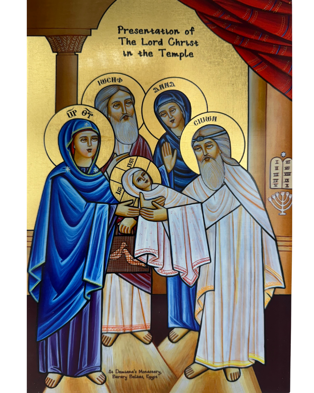 Presentation of Jesus Coptic icon