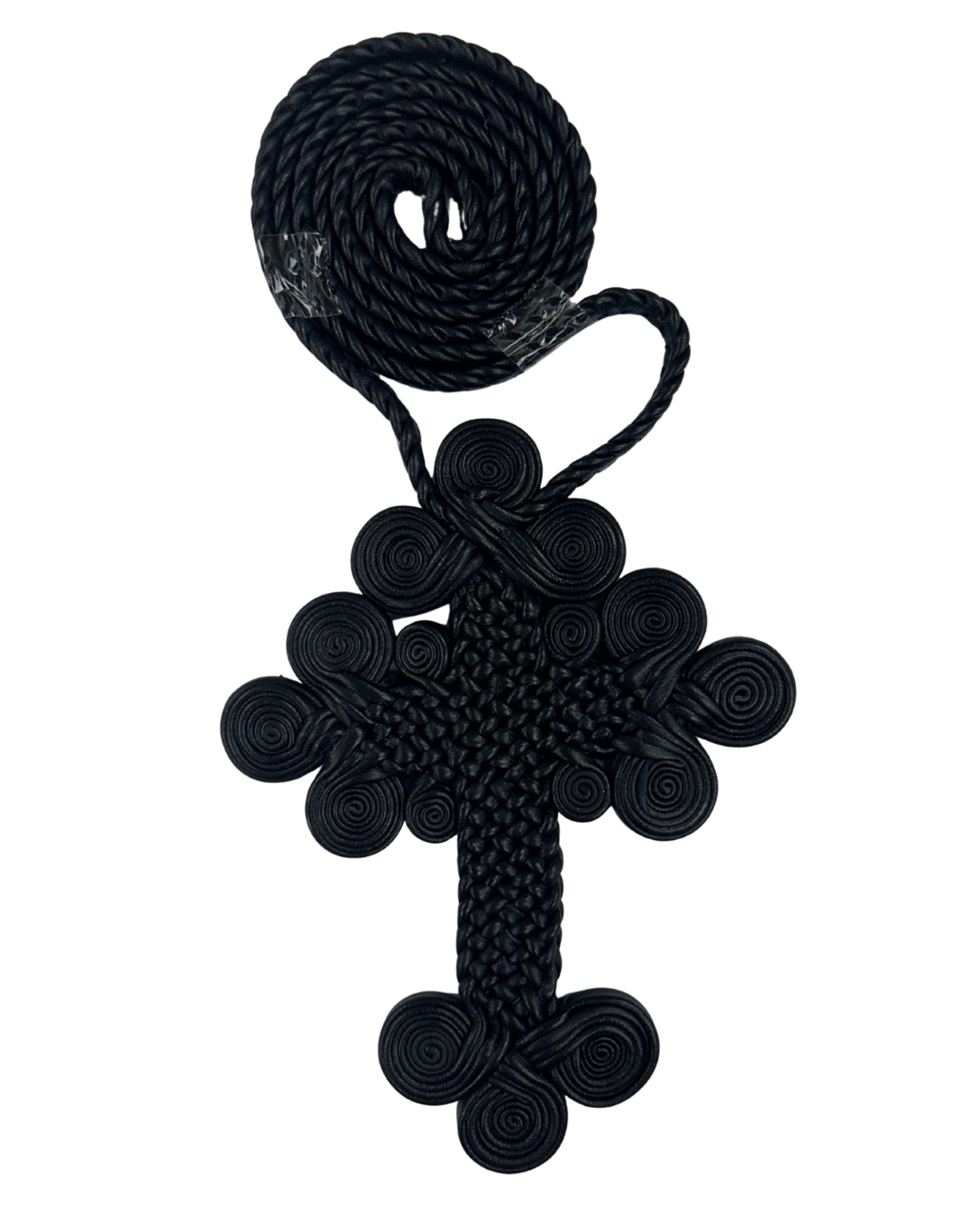 Coptic Leather Cross Necklace (Style XIII)