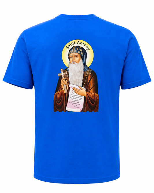 St Antony style 2 - Blue T-Shirt
