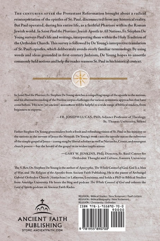 Saint Paul the Pharisee: Jewish Apostle to All Nations