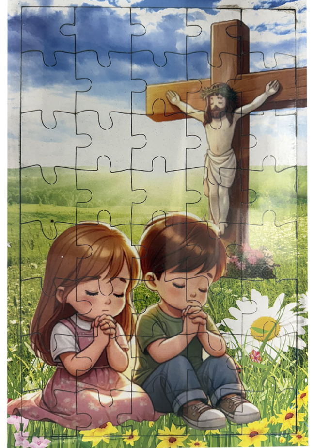 Jesus with children - Puzzle