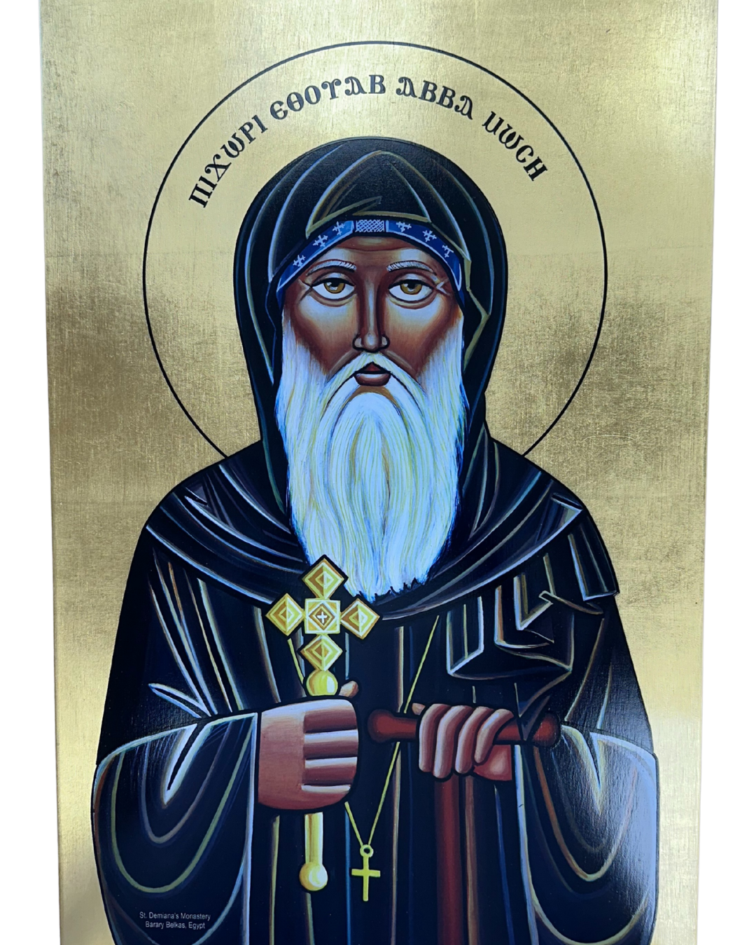 Coptic Icon Saint Moses the strong