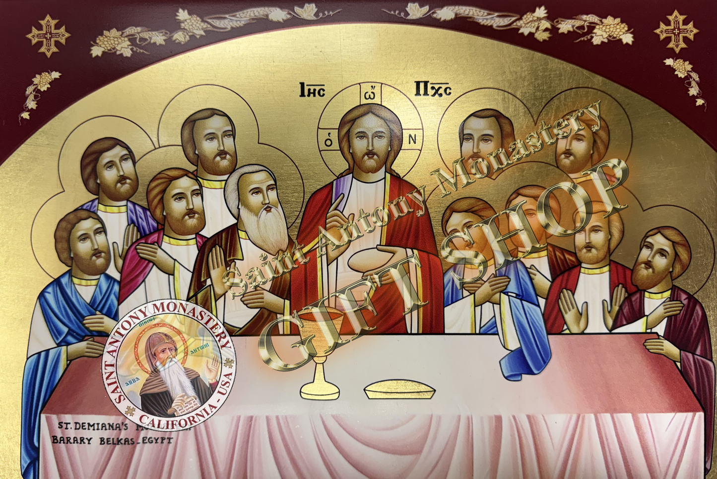 Coptic Icon of The Last Supper