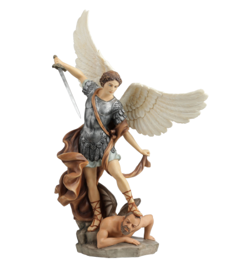 Saint Michael Tramples Demon