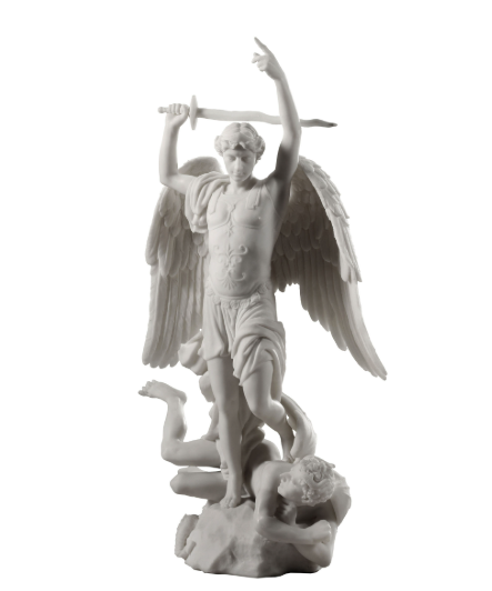 Saint Michael Standing On Demon