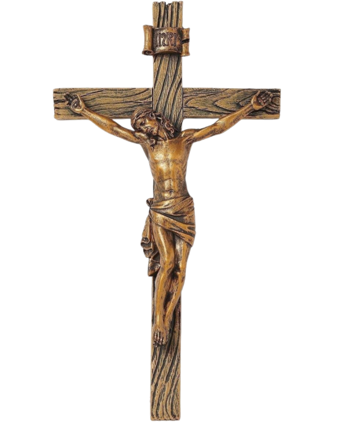 Antique Gold Crucifix