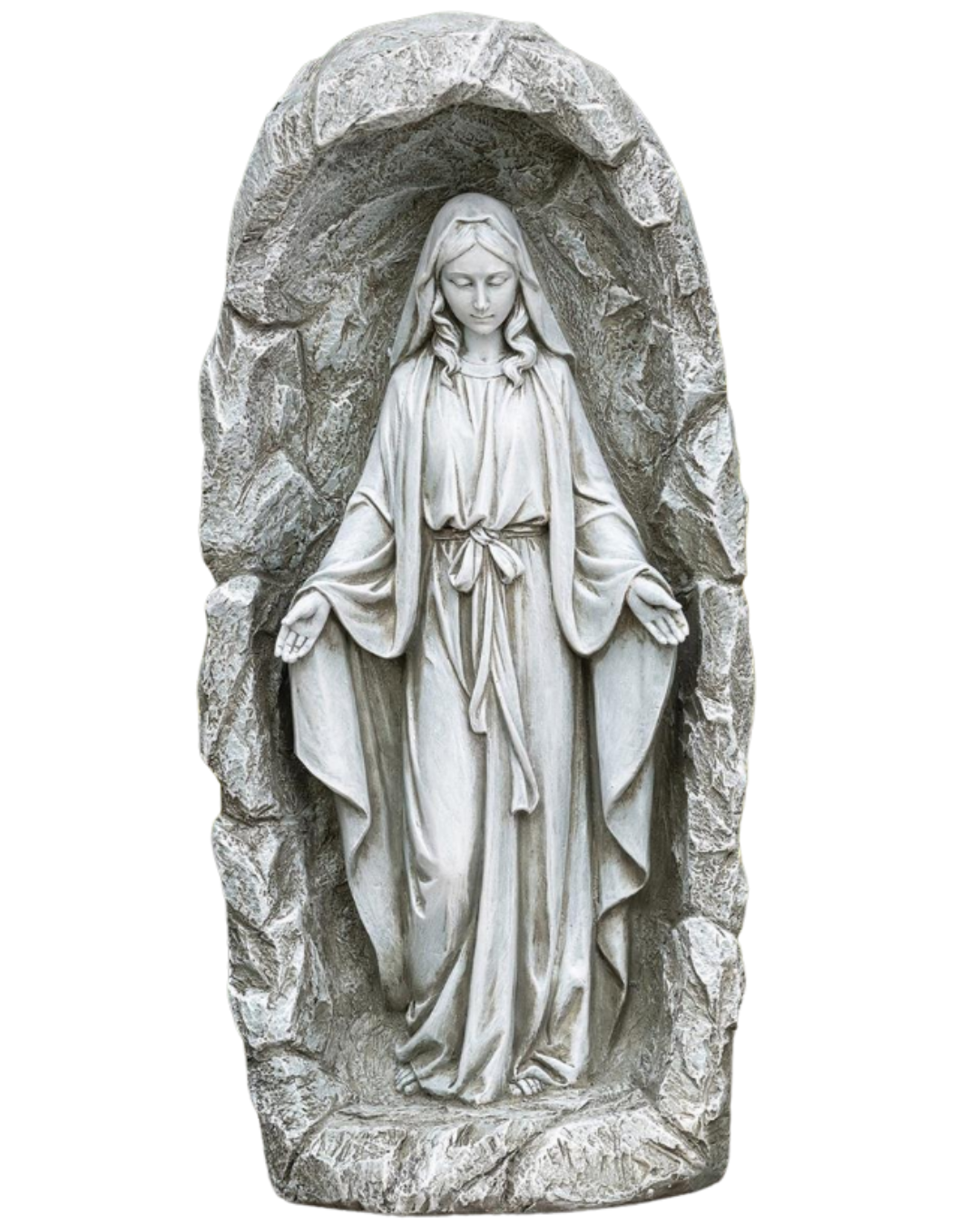LED Solar Lady of Grace Grotto Garden Statue