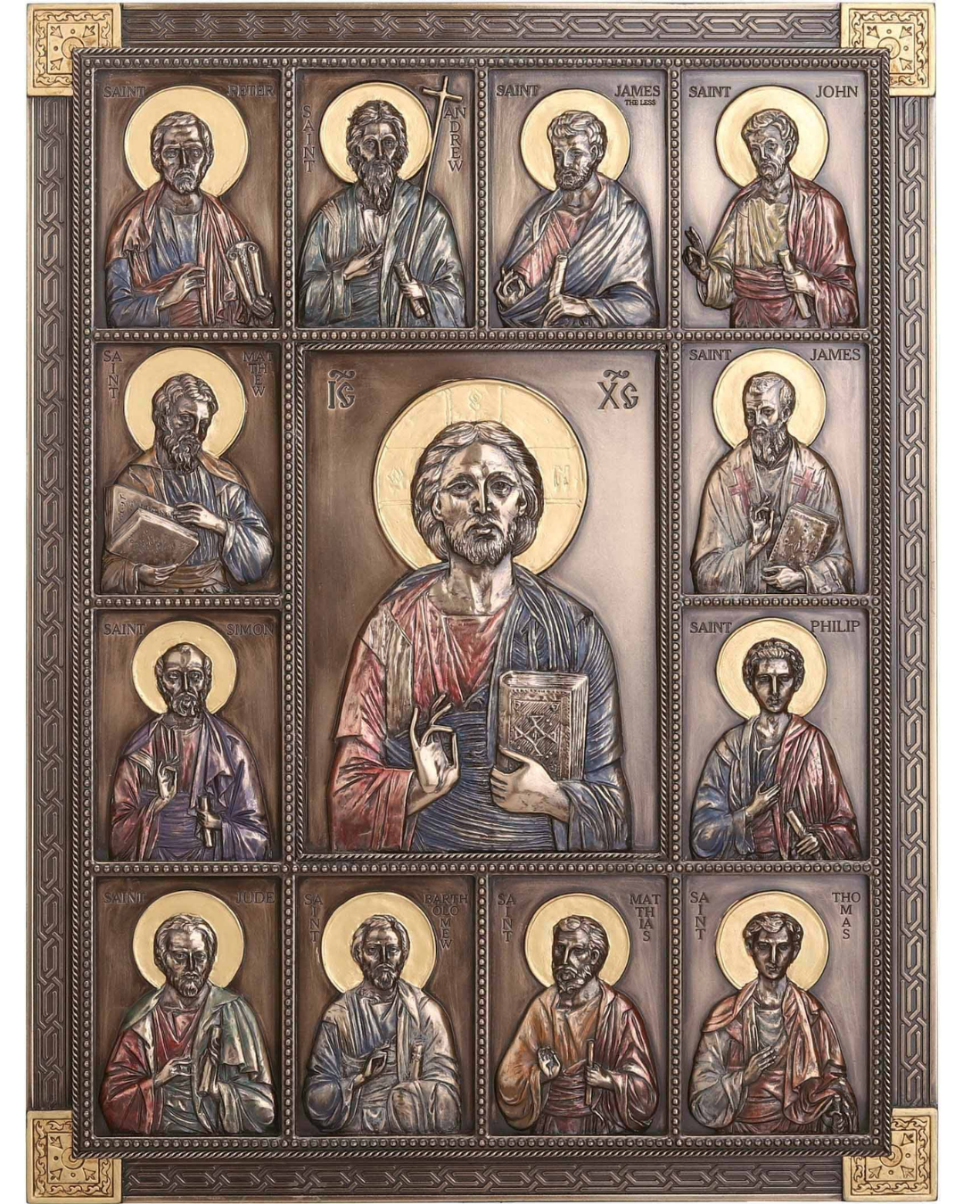 Jesus And The Twelve Apostles Wall Plaque