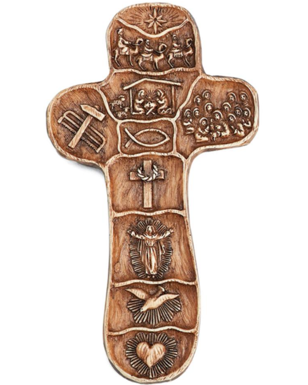 Christ Story Palm Cross