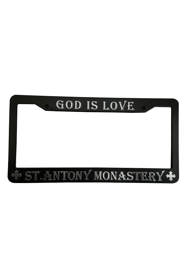 Frame for plate license