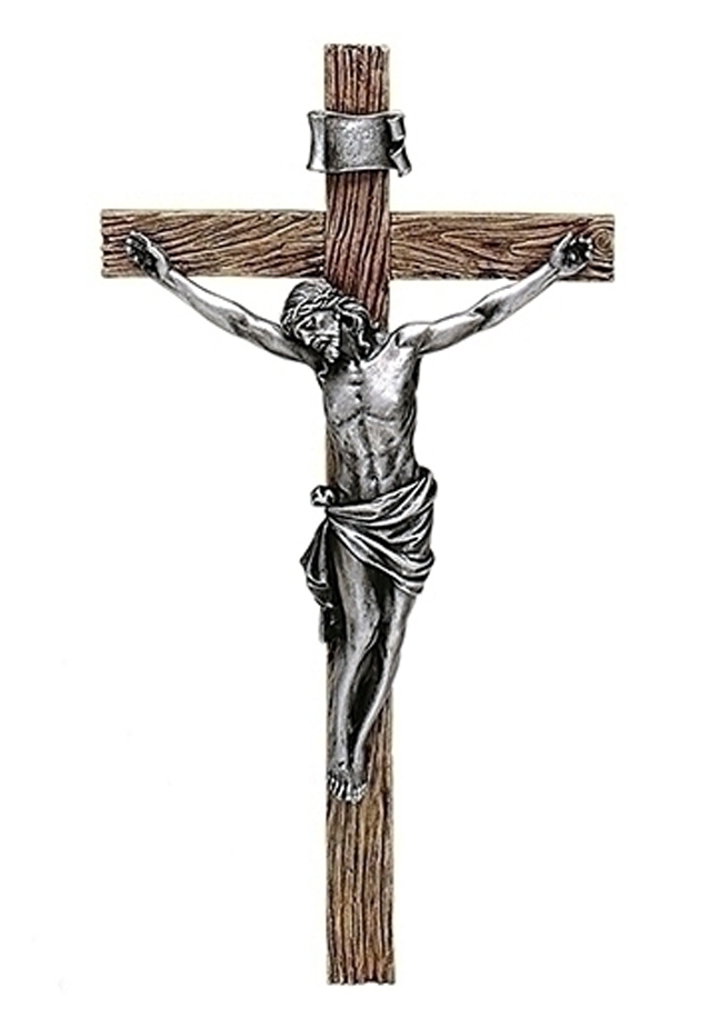 ANTIQUE SILVER CRUCIFIX