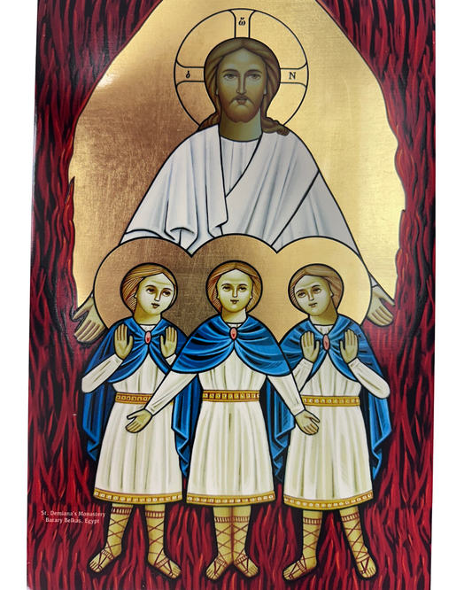 Coptic Icon of The Three Holy Youth