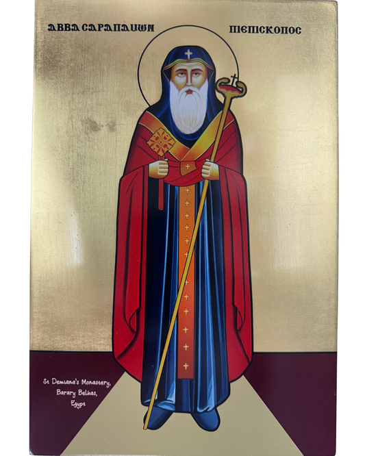 Coptic Icon of Abba Sarabamon the Bishop