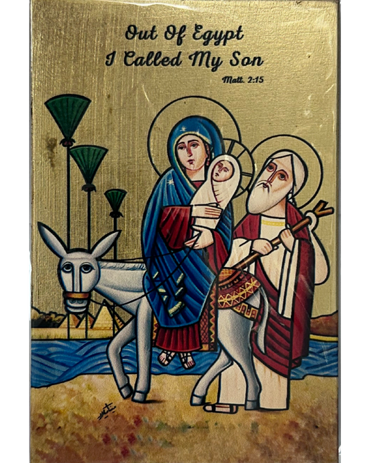 Coptic Icon Flight to Egypt style I