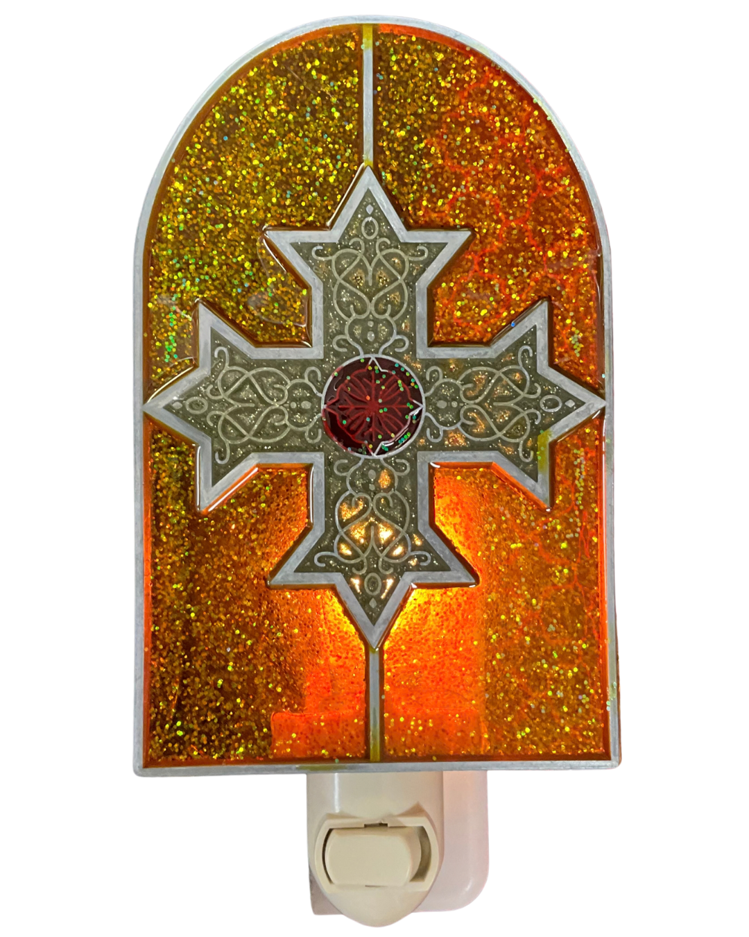 Coptic Cross Night Light