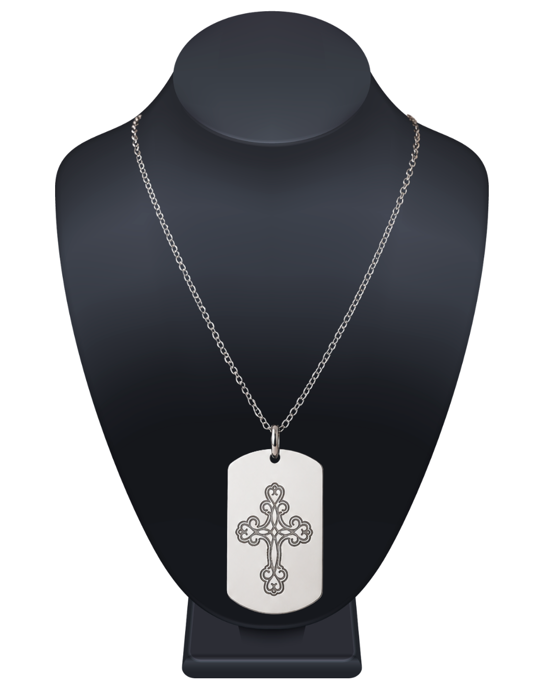 Cross Pendant with Lord Prayer