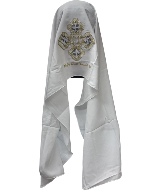Liturgical Head Cover - Cross (2)