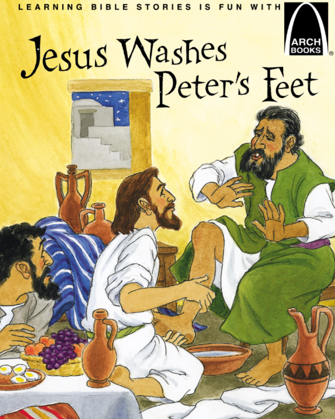 Jesus washes Peter's feet