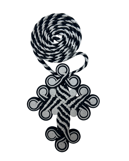 Coptic Leather Cross Necklace (Style I)