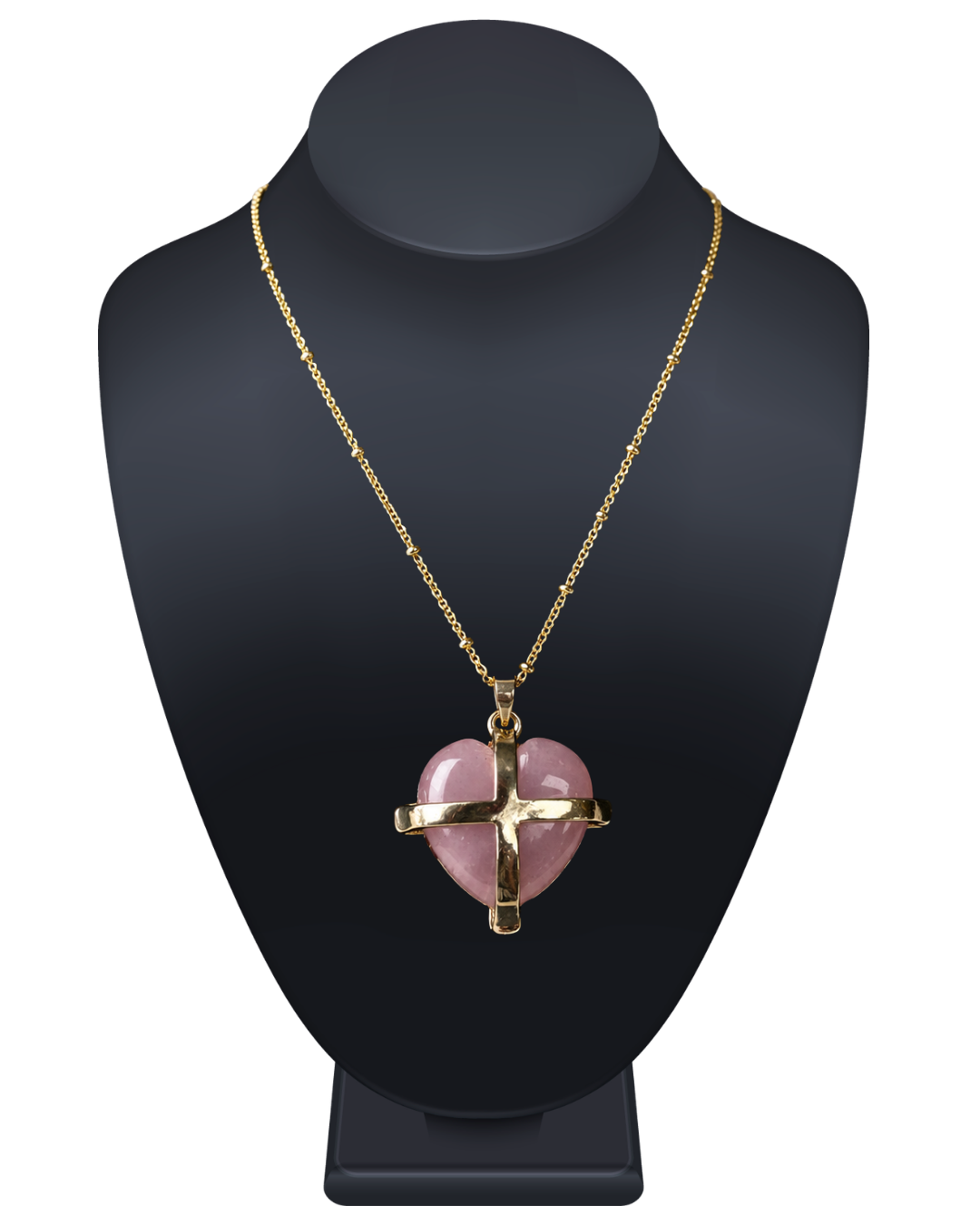 Heart Cross Necklace