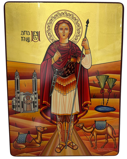 Coptic Icon Saint Mina
