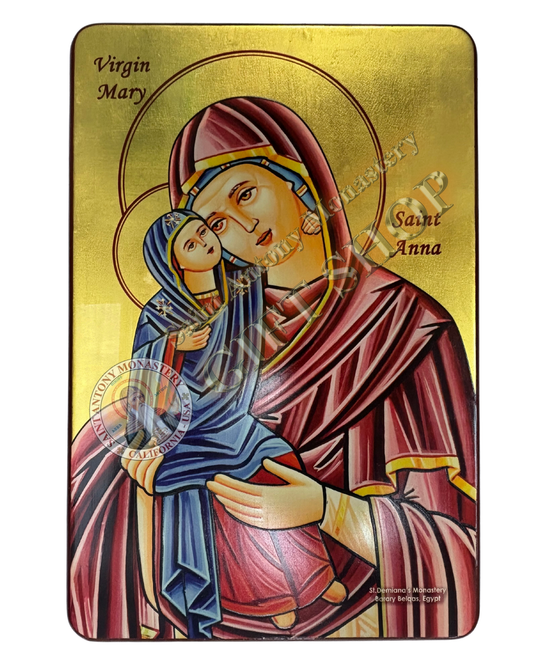 Coptic Icon of St. Mary and St. Anna