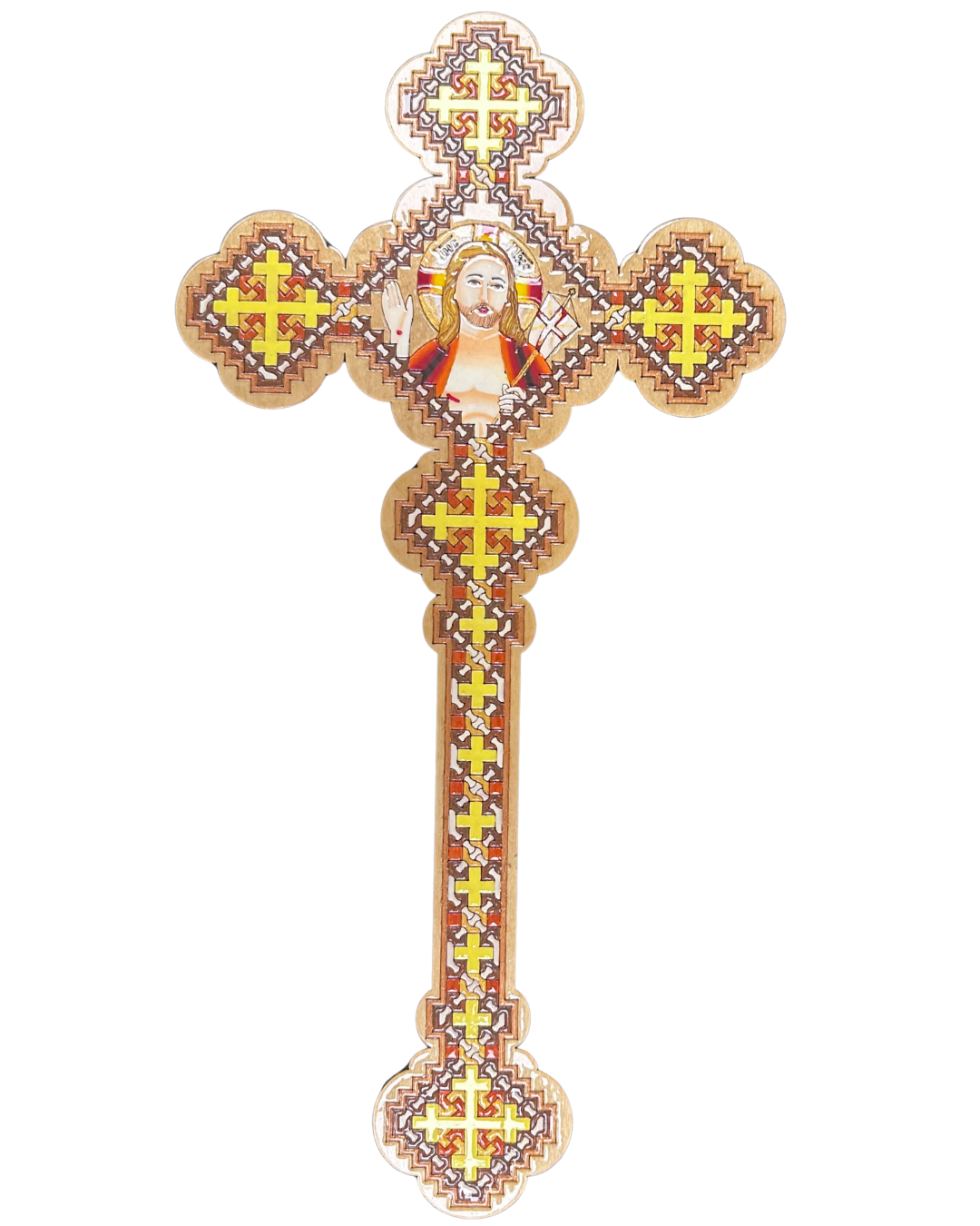 Jesus Christ Coptic Wall Cross style IV