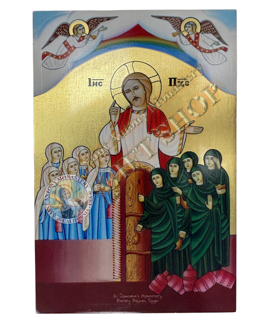 Coptic Icon of the five Wise virgin