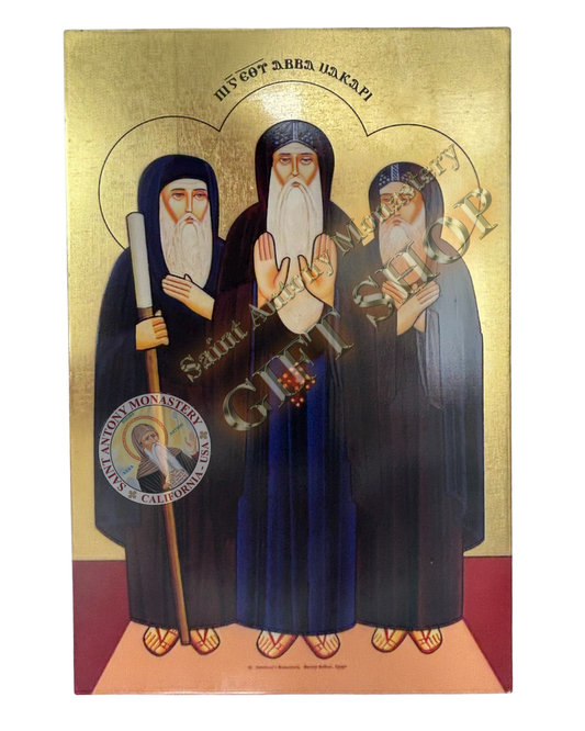 Coptic Icon of the three Makarios