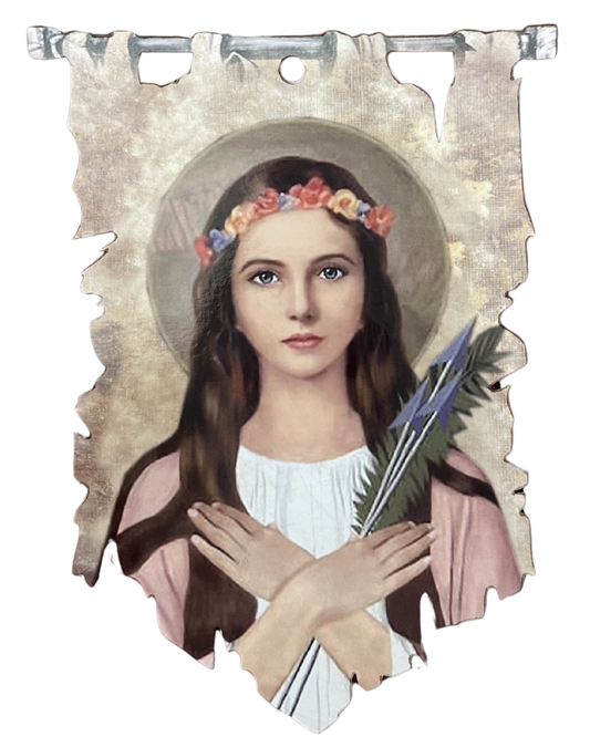 Saint Philomena- Wood Craft