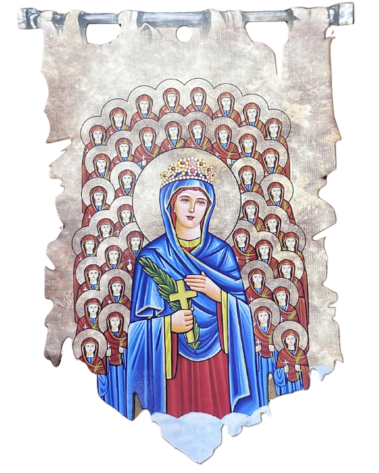 Saint Demiana and the Forty Virgins- Wood Craft
