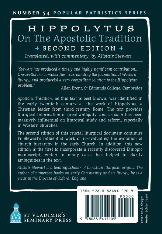 On the Apostolic Tradition: Hippolytus (Second Edition)