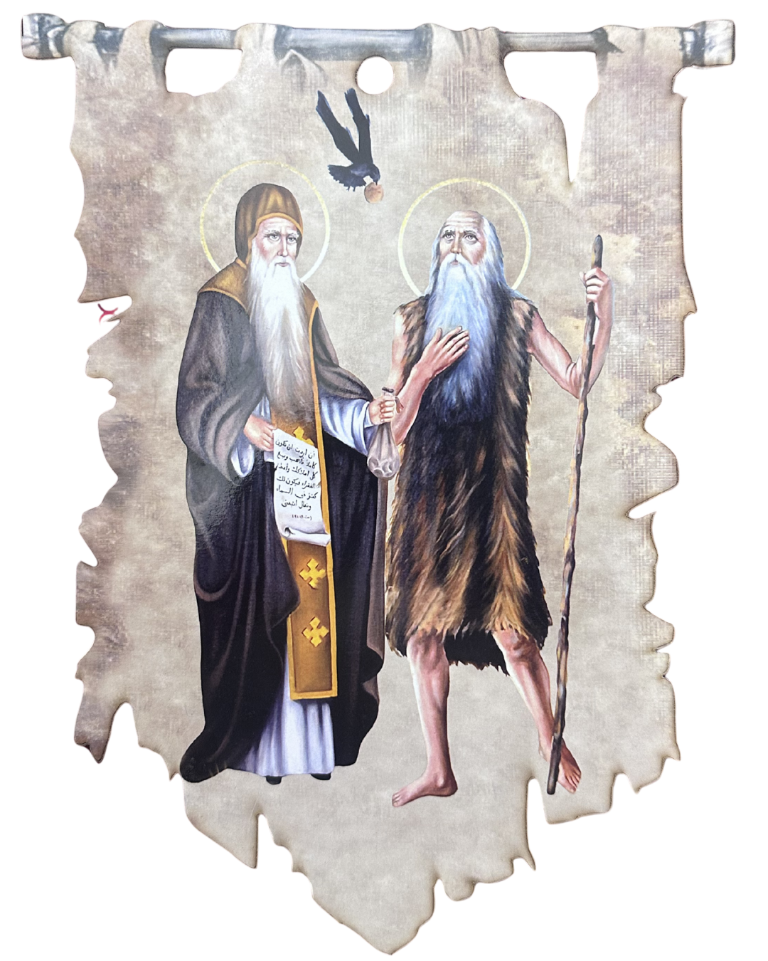 Saint Antony and Saint Paul- Wood Craft