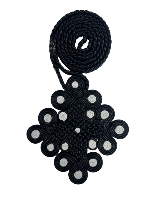 Coptic Leather Cross Necklace (Style XII)